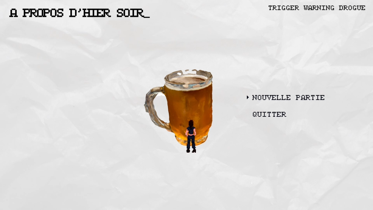 A PROPOS D'HIER SOIR_